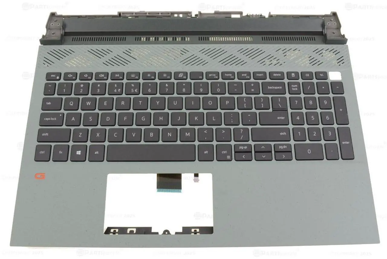 Main image of Dell OEM G Series G15 5510 5511 5515 Palmrest Backlit Laptop Keyboard 2P3H1