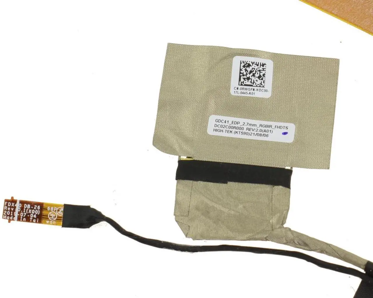 Alt view image 2 of 4 - Dell OEM Latitude 7420 14" Touchscreen Ribbon LCD Video LCD Ribbon Cable RWGFN