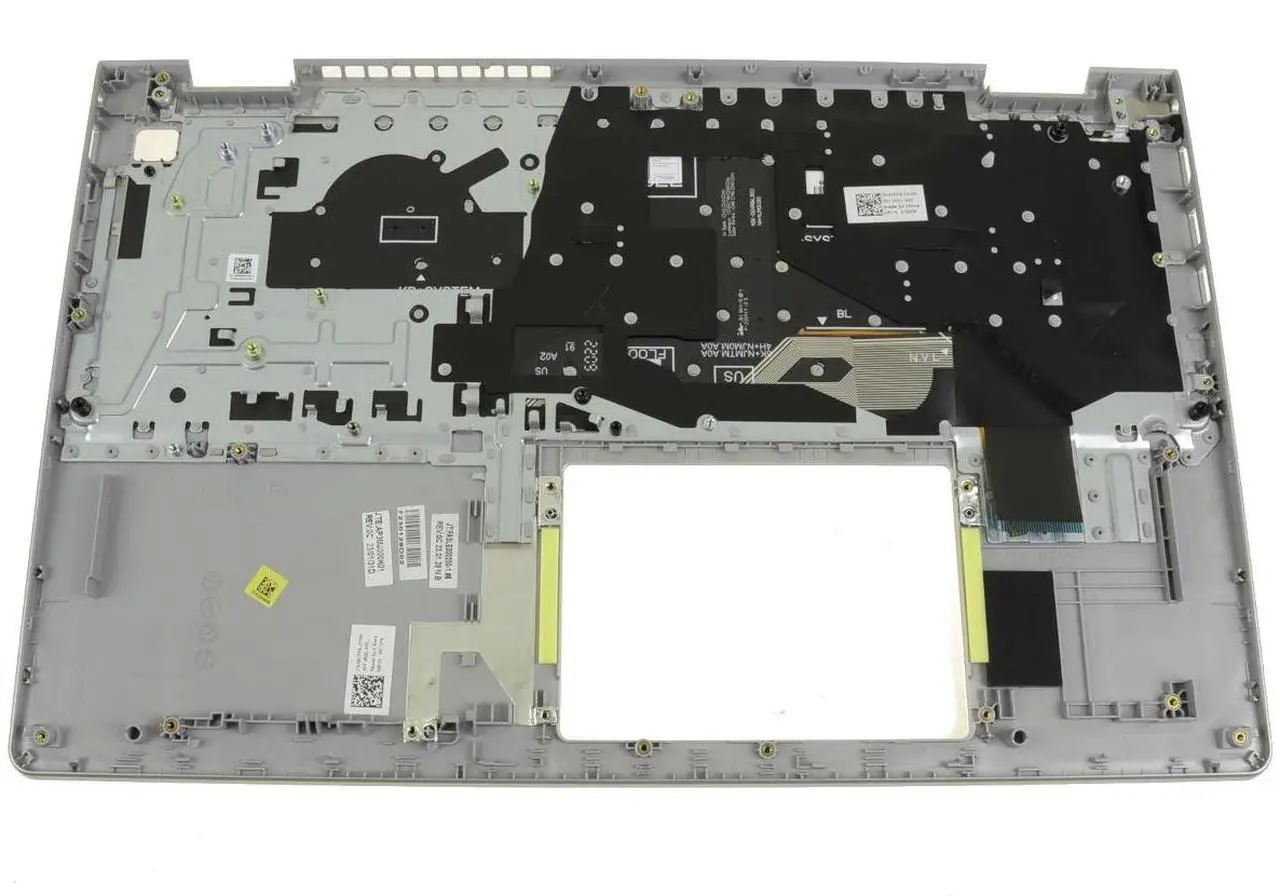 Alt view image 2 of 7 - Dell OEM Inspiron 3520 3525 3530 Palmrest Backlit Laptop Keyboard 70JCR