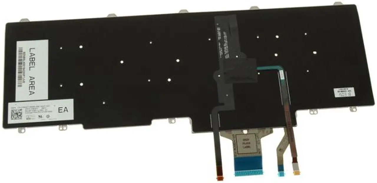 Alt view image 3 of 4 - Backlit Keyboard w/ Pointer & Buttons for Dell Latitude 5580 5590 5591 E5550 E5570 Precision 3510 3520 3530 7510 7520 7710 7720 Laptops - Replaces 383D7