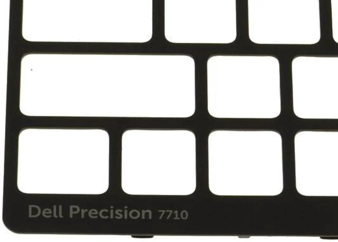 Alt view image 2 of 9 - New Dell OEM Precision 7710 Keyboard Bezel Trim Lattice Plastic 9FN93