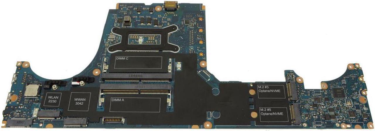 Alt view image 2 of 5 - Dell Y0MPW DAP10 LA-F591P Laptop Motherboard for Precision 7530 Mobile Workstation - Intel Core i7-8850H - Integrated Graphics - DDR4