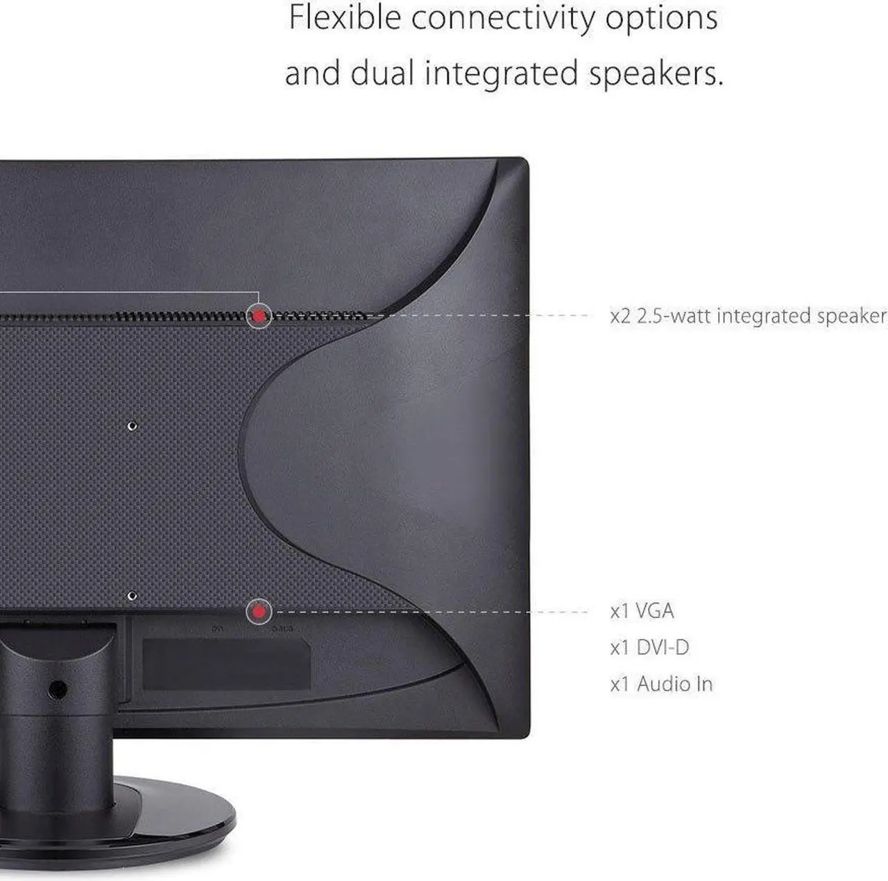 Alt view image 6 of 8 - ViewSonic VA2246M-LED 22 1080p LED Monitor DVI, VGA