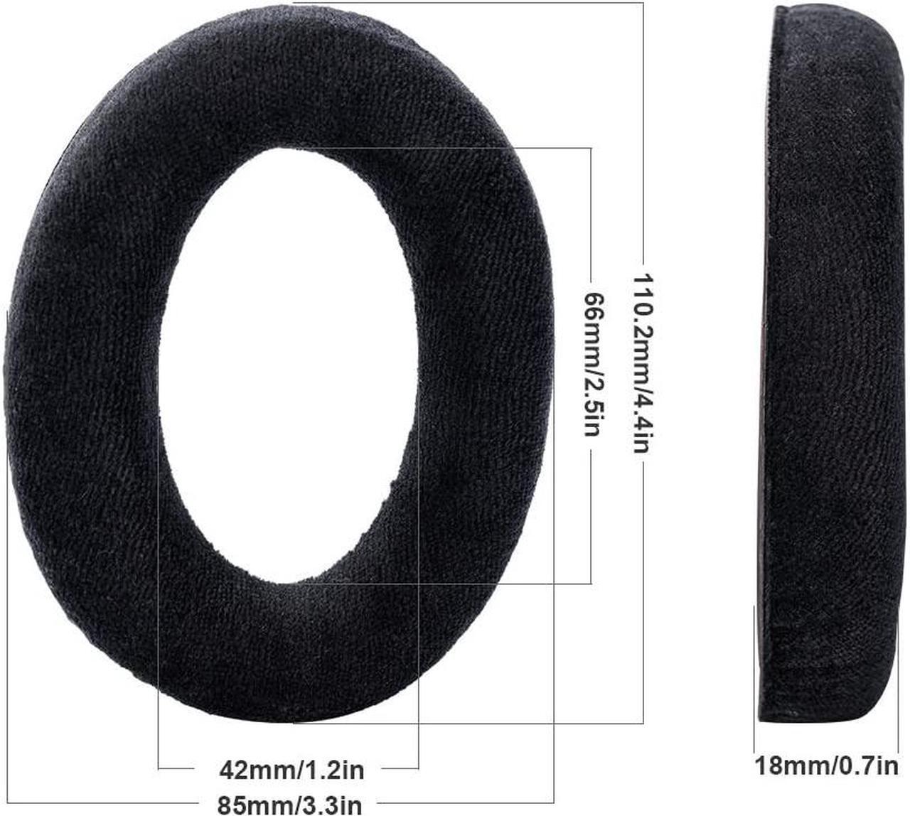 Alt view image 3 of 7 - Replacement Ear Pads for Sennheiser HD515 HD555 HD595 HD598 HD558 PC360, Headphones Earpads Cushion with High Elastic Sponge Form