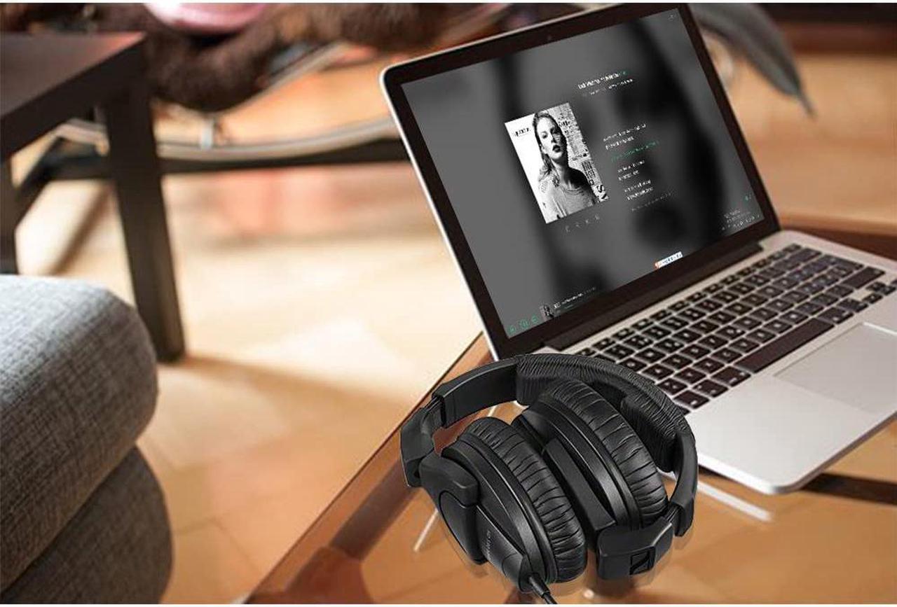 Alt view image 6 of 6 - Replacement Ear Pads for Sennheiser HD280 HD280-Pro HD281 HMD280 HMD281 Headphones Earpads, Headset Ear Cushion Repair Parts (Black)