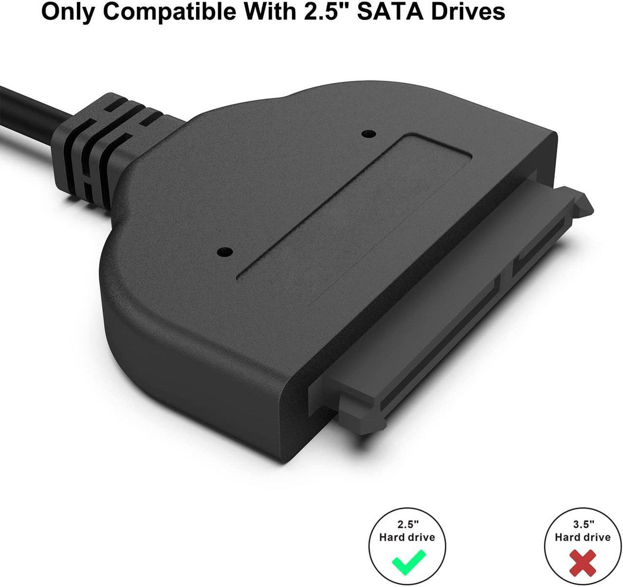 Alt view image 7 of 7 - external hard drive Adapter, USB-A to SATA Adapter,USB 3.0 to SATA III Hard Driver Adapter Compatible for 2.5 inch HDD and SSD