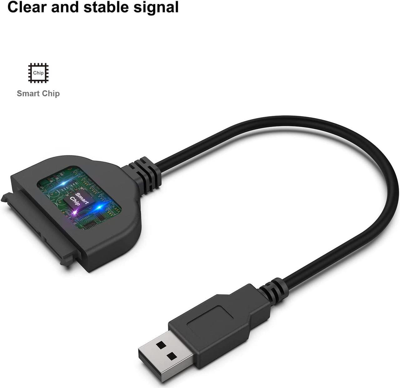 Alt view image 3 of 7 - external hard drive Adapter, USB-A to SATA Adapter,USB 3.0 to SATA III Hard Driver Adapter Compatible for 2.5 inch HDD and SSD
