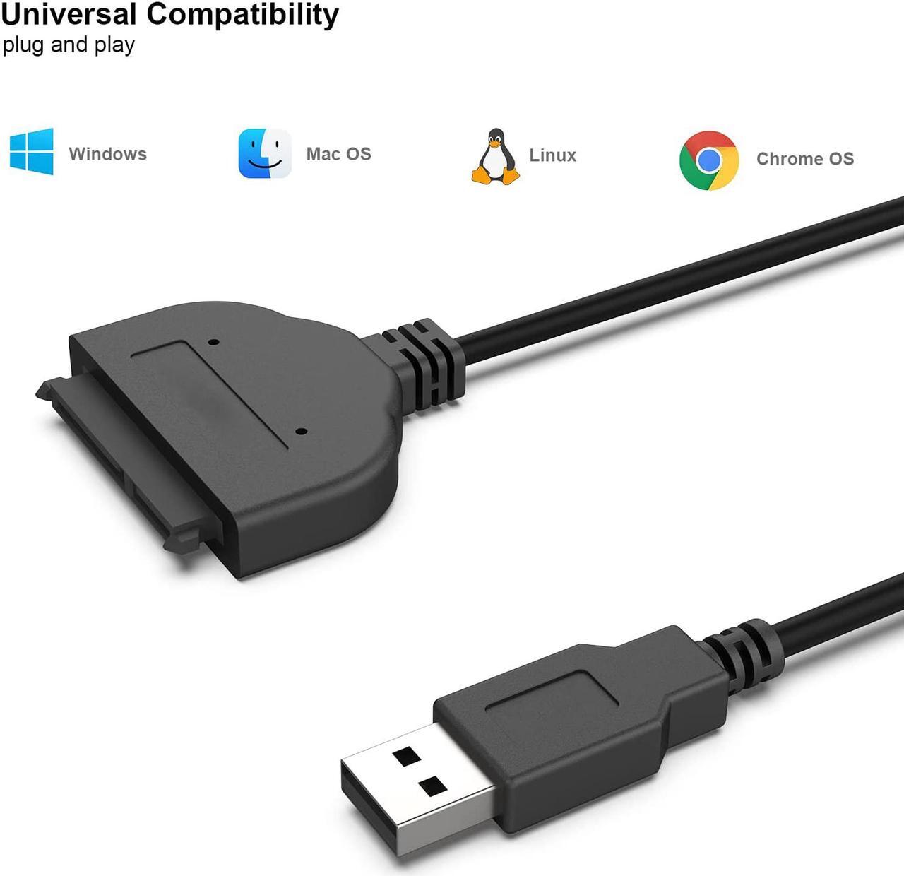 Alt view image 2 of 7 - external hard drive Adapter, USB-A to SATA Adapter,USB 3.0 to SATA III Hard Driver Adapter Compatible for 2.5 inch HDD and SSD