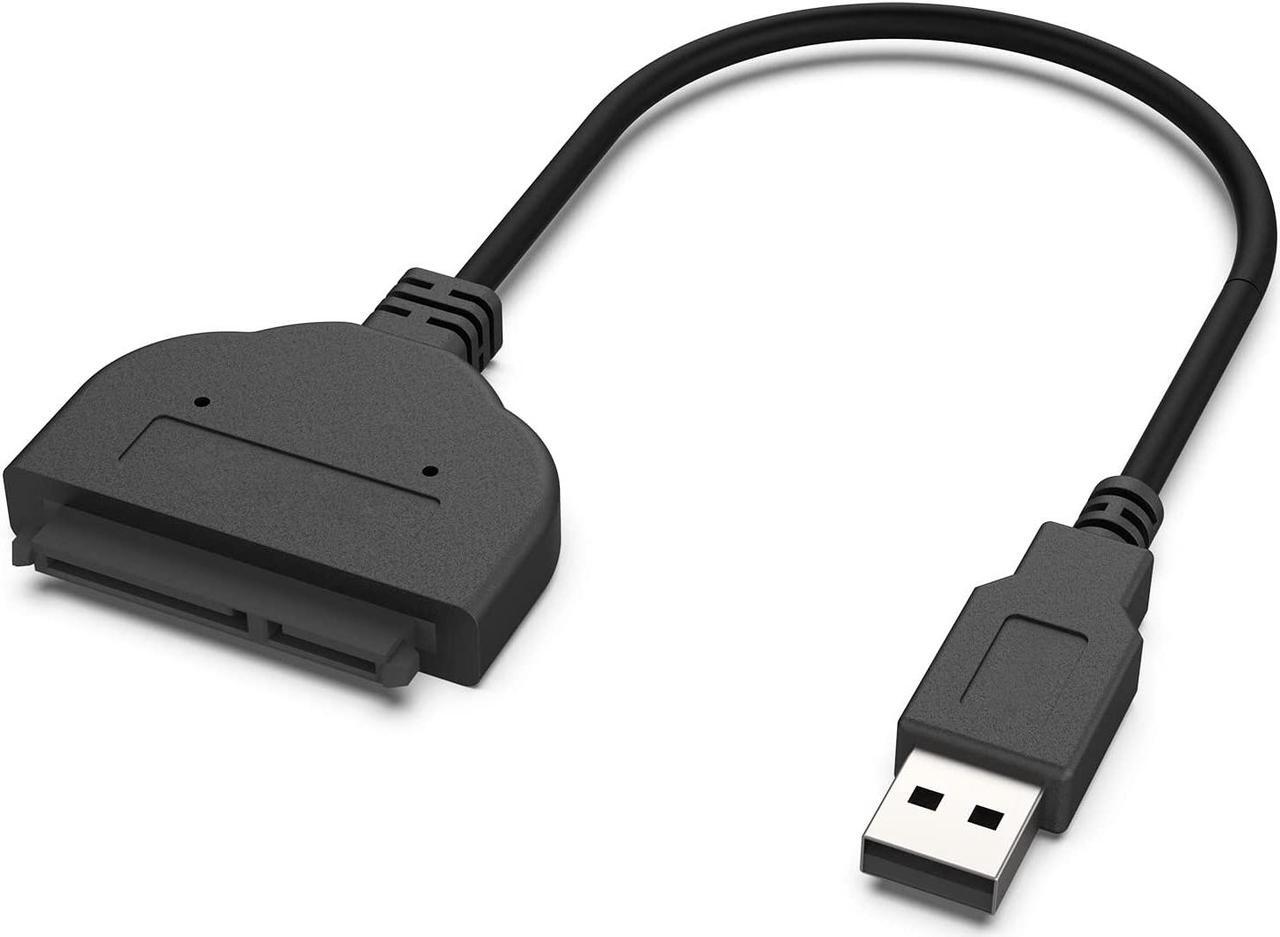 Main image of external hard drive Adapter, USB-A to SATA Adapter,USB 3.0 to SATA III Hard Driver Adapter Compatible for 2.5 inch HDD and SSD