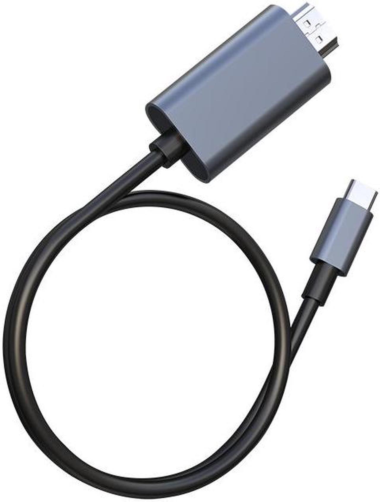 Alt view image 4 of 6 - USB C to HDMI Cable, [4K, High-Speed] USB Type C to HDMI Cable for Home Office, [Thunderbolt 3Compatible] for MacBook Pro/Air 2020, iPad Air 4, iPad Pro 2021, iMac, S23, XPS 17, and More-6ft