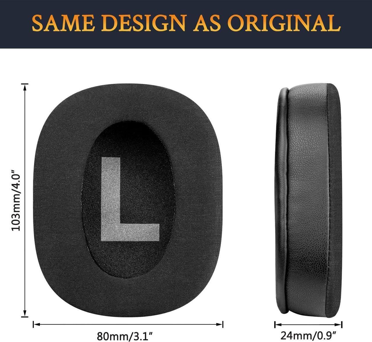 Alt view image 5 of 6 - Cooling Gel Earpads Cushions Replacement for Logitech G Pro, G Pro X, G Prox 2 Headphones, Ear Pads with Noise Isolation Foam, Added Thickness