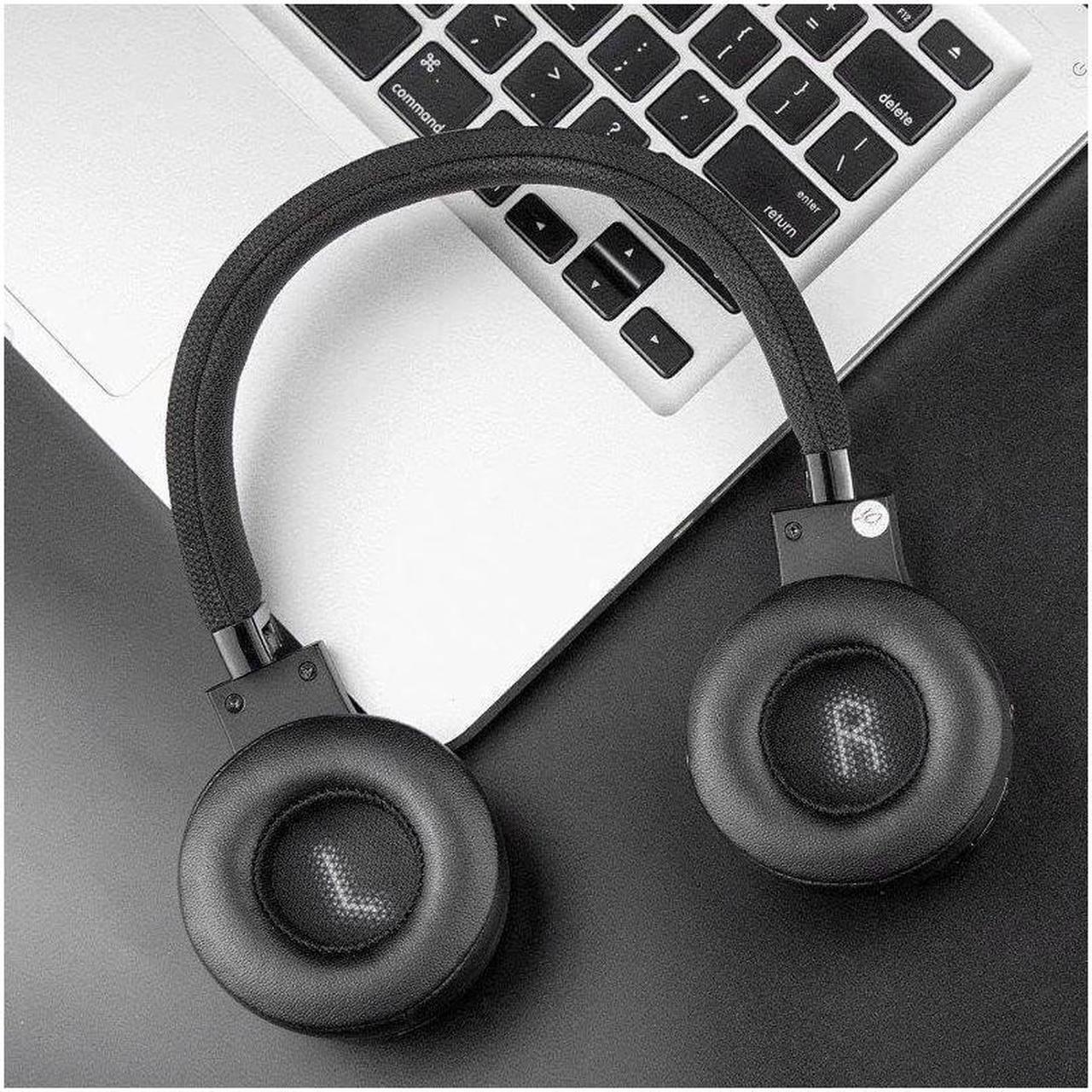 Alt view image 7 of 7 - original E35 E45bt Ear Pads - for JBL E35 E45bt E45 Bluetooth Wireless Headphone, Softer Leather,High-Density Noise Cancelling Foam (Black)