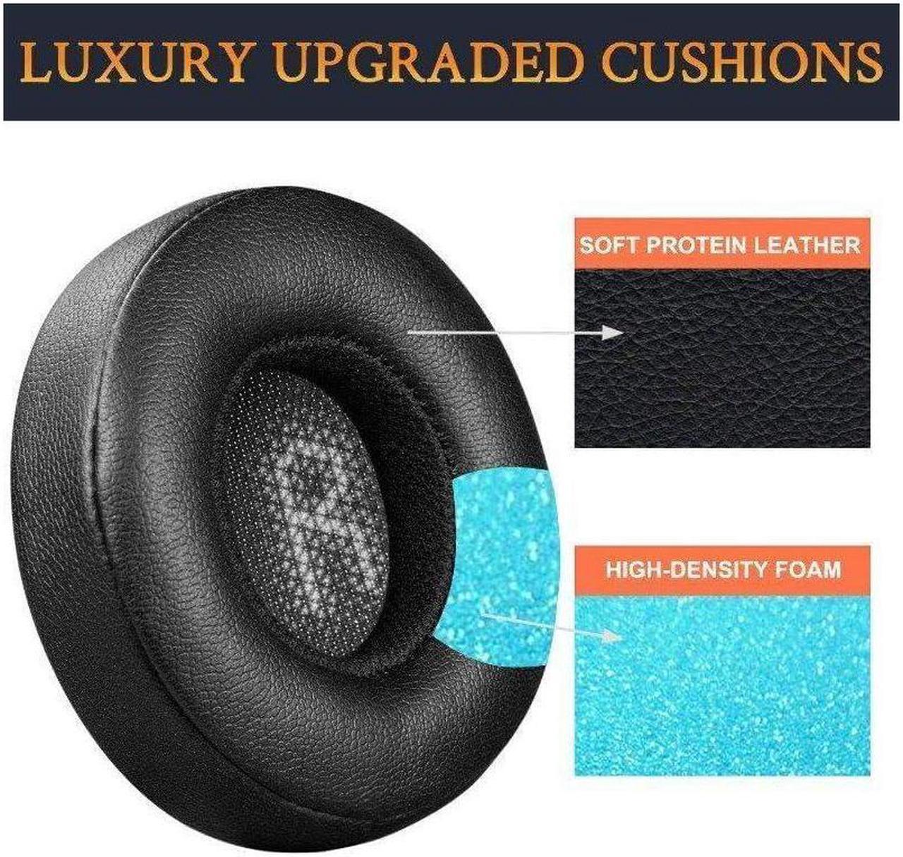 Alt view image 4 of 7 - original E35 E45bt Ear Pads - for JBL E35 E45bt E45 Bluetooth Wireless Headphone, Softer Leather,High-Density Noise Cancelling Foam (Black)