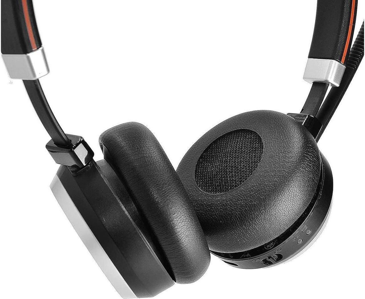 Alt view image 3 of 6 - Original Evolve 65 40 30 20 Ear Pads Compatible with Jabra Evolve 65UC / 65MS / 40UC / 40MS / 30US / 30II / 20SE / 20UC / 20MS Headset, All-Day Comfort Design, Memory Foam