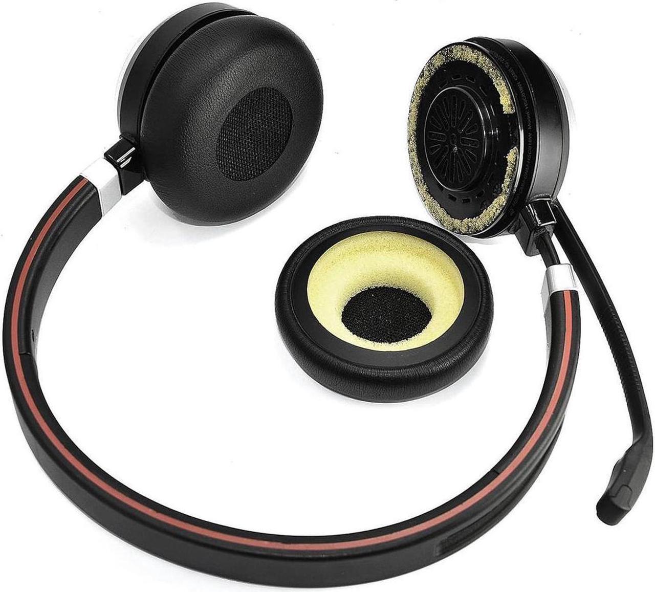 Alt view image 4 of 6 - Original Evolve 65 40 30 20 Ear Pads Compatible with Jabra Evolve 65UC / 65MS / 40UC / 40MS / 30US / 30II / 20SE / 20UC / 20MS Headset, All-Day Comfort Design, Memory Foam