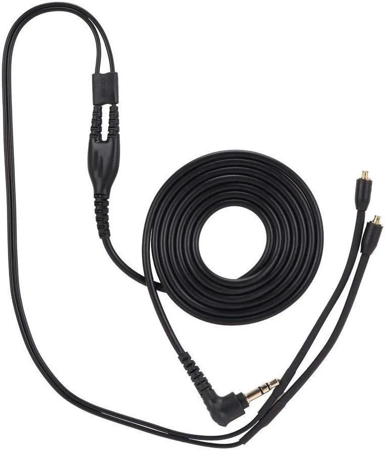 Alt view image 4 of 5 - SHURE EAC64 BKS MMCX Cable Headphone Cable, TPE Headphone Extension Cable with 3.5mm Plug for Shure se215 se425 se535 se846 ue900(Black Without mic)