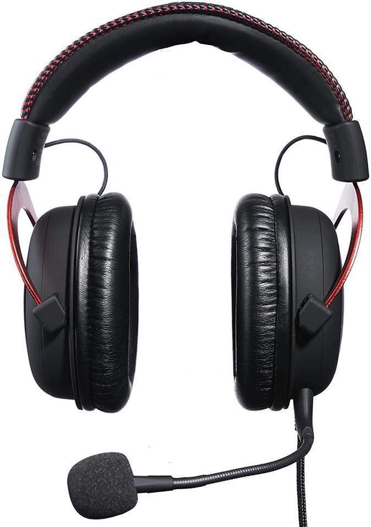 Alt view image 5 of 7 - HyperX Cloud II - Gaming Headset, 7.1 Surround Sound, Memory Foam Ear Pads, Durable Aluminum Frame, Detachable Microphone, Works with PC, PS4, Xbox One - Red&Black