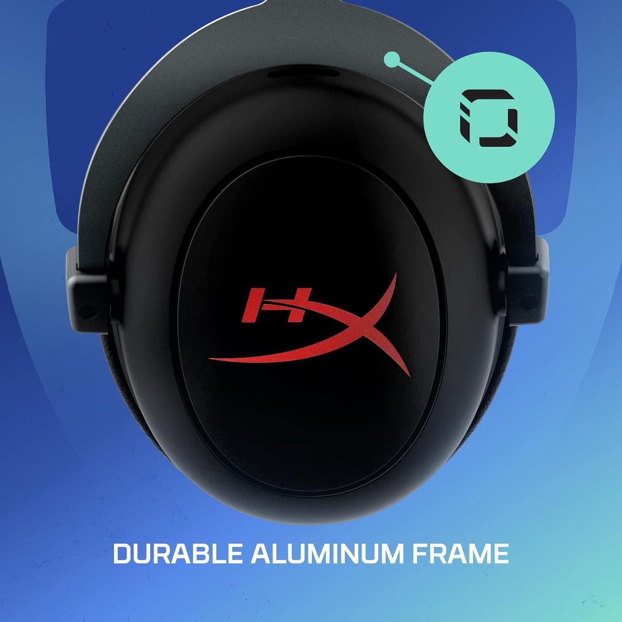 Alt view image 5 of 7 - HyperX Cloud II Core Wireless - Gaming Headset for PC, DTS Headphone:X Spatial Audio, Memory Foam Ear Pads, Black
