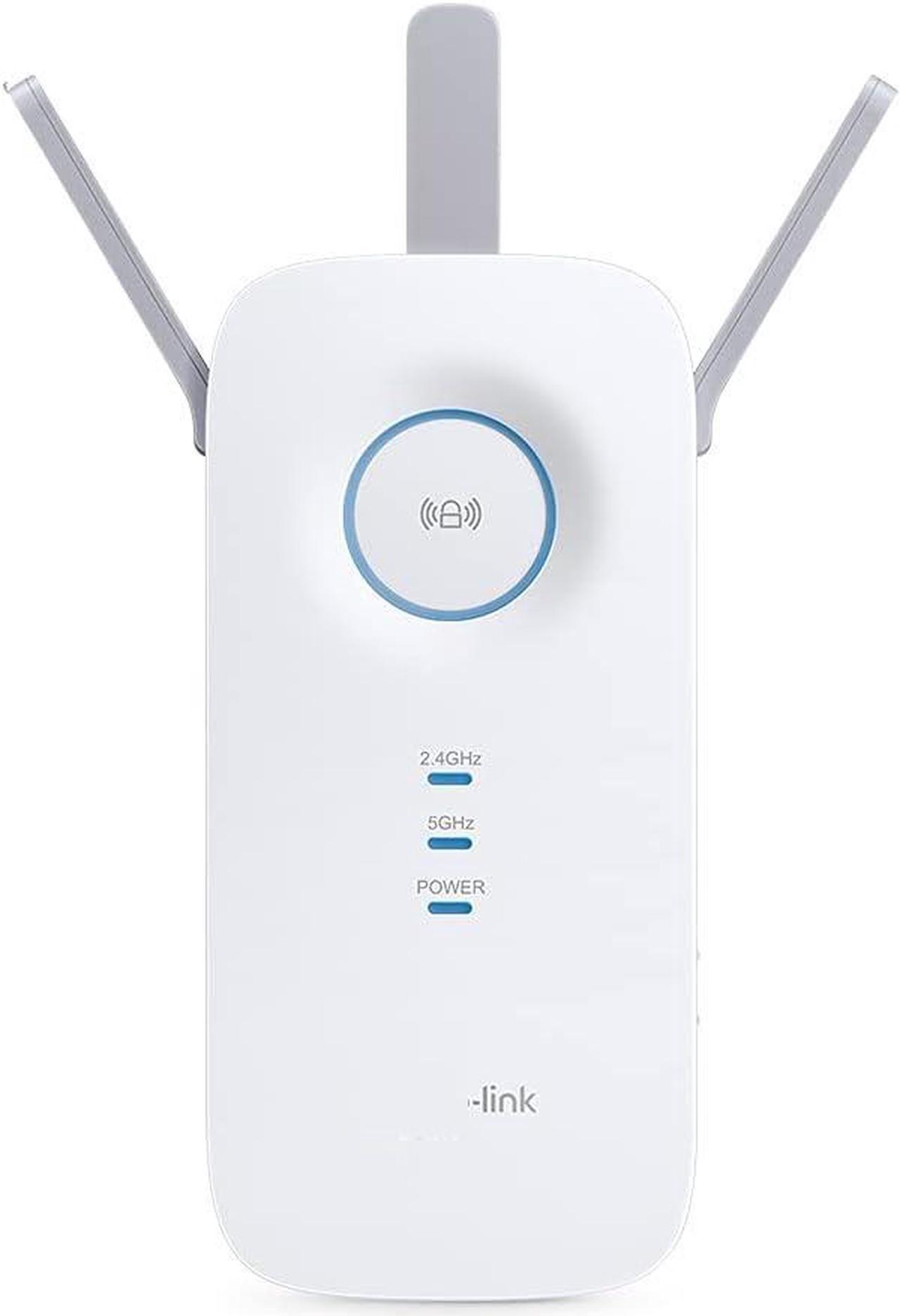 Alt view image 7 of 7 - WiFi Range Extender AC1750 (RE450) Dual Band WiFi Repeater with LAN Port Universal Compatible Wi-Fi Repeater