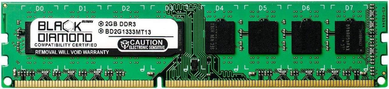 Alt view image 2 of 2 - 2GB RAM Memory for Acer Veriton N282G 240pin PC3-10600 DDR3 DIMM 1333MHz Black Diamond Memory Module Upgrade
