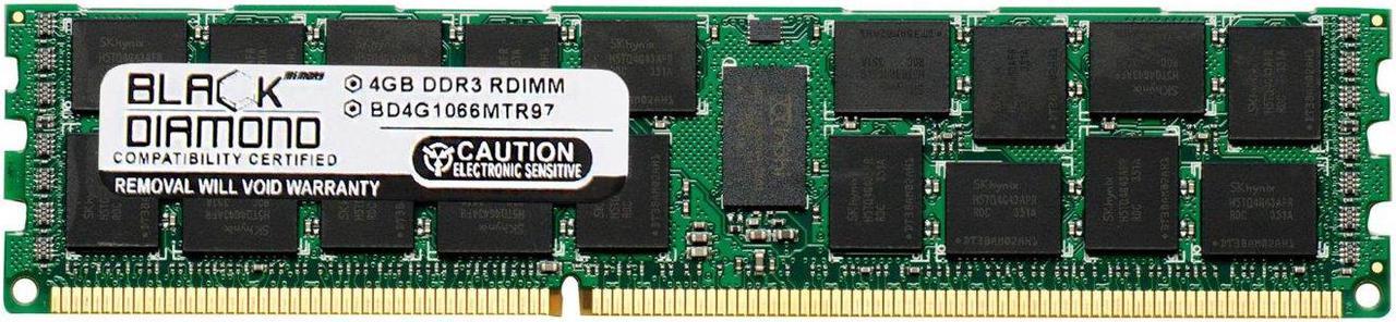 4GB RAM Memory for IBM eServer X-Series x3250 m3 Black Diamond Memory Module DDR3 ECC Registered RDIMM 240pin PC3-8500 1066MHz Upgrade