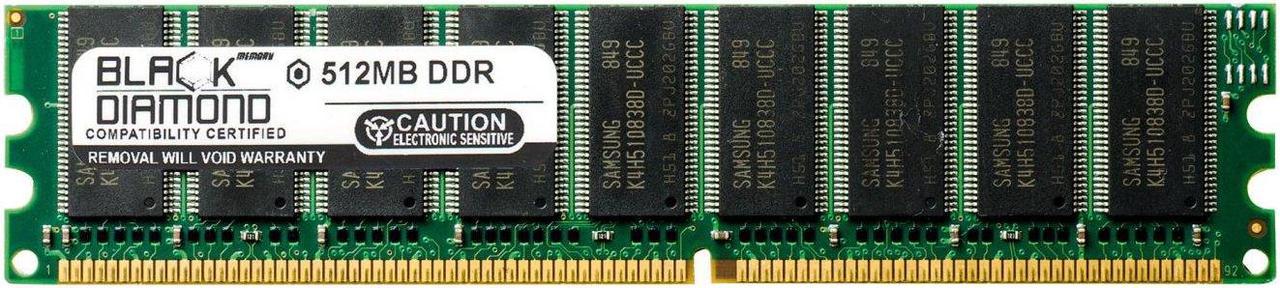 512MB RAM Memory for Intel D Series D845PEMY 184pin PC2700 DDR ECC UDIMM 333MHz Black Diamond Memory Module Upgrade