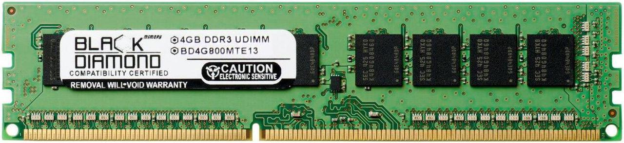 4GB RAM Memory for Intel Server System SR1695WB Black Diamond Memory Module DDR3 ECC UDIMM 240pin PC3-6400 800MHz Upgrade