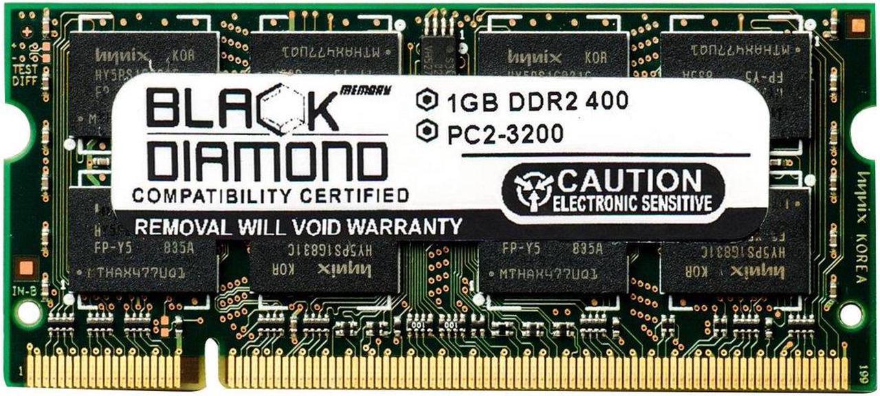 1GB Black Diamond Memory Module for HP Presario Laptop V5101AU DDR2 SO-DIMM 200pin PC2-3200 400MHz Upgrade