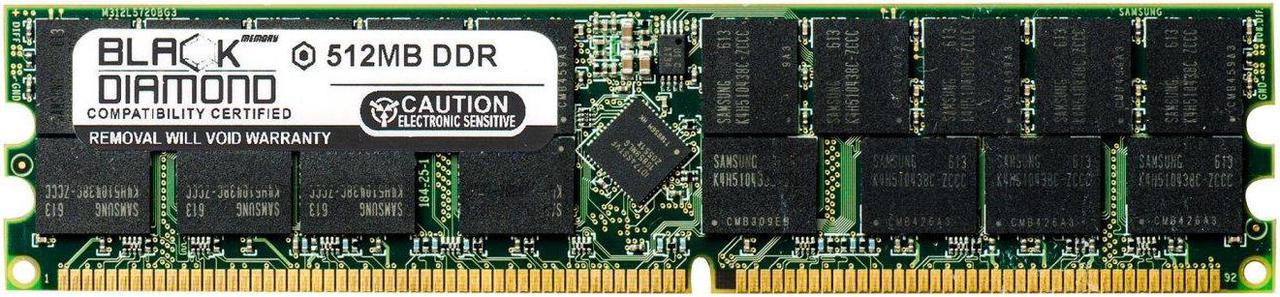 512MB RAM Memory for Intel Servers SE7520JR22D 184pin PC2700 DDR ECC Registered RDIMM 333MHz Black Diamond Memory Module Upgrade