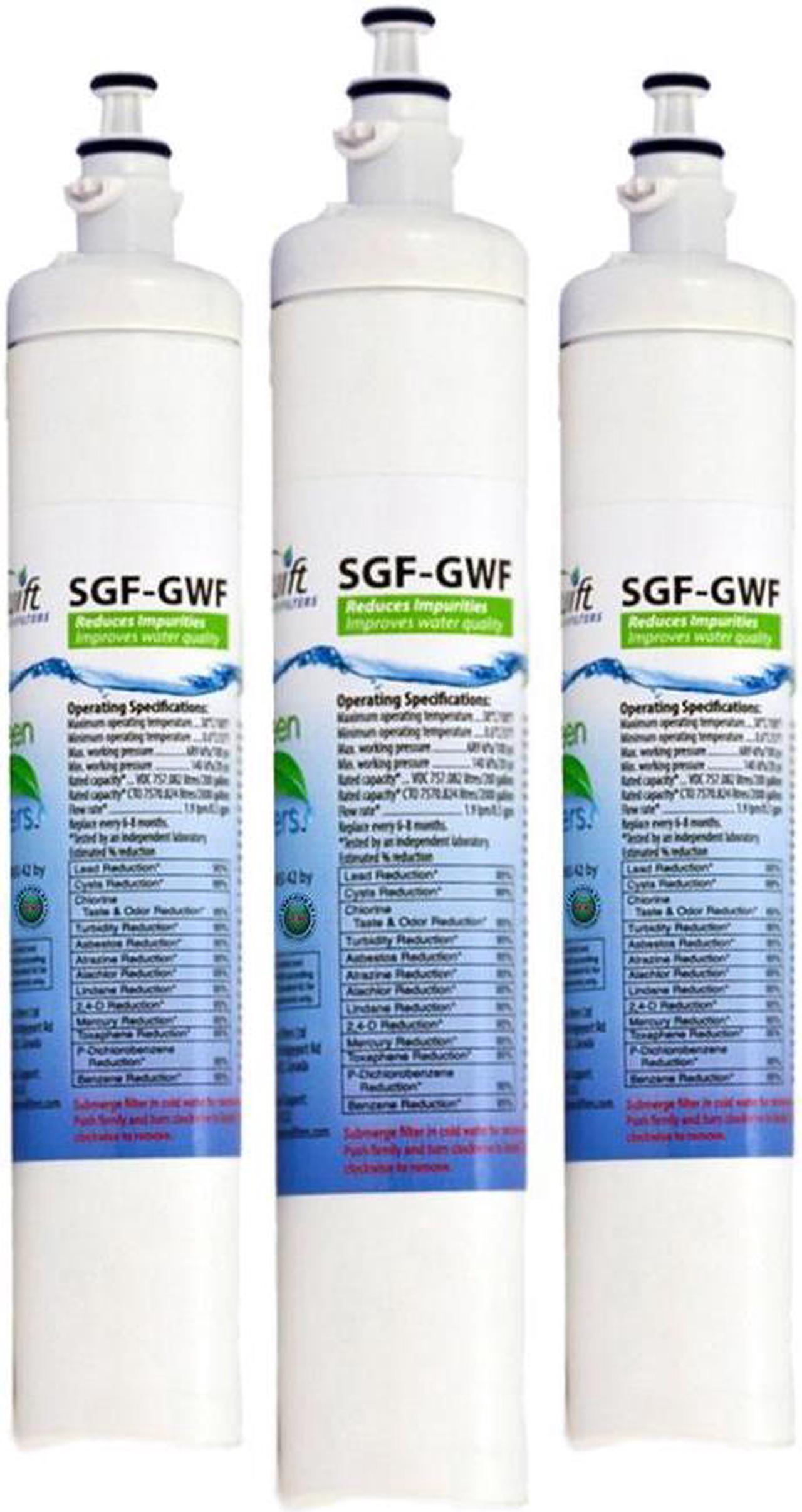 Main image of Swift Green Filters SGF-GWF Compatible Refrigerator Water Filter for GWF, RPWF, WSG-4 ,PFE29P, Made in USA