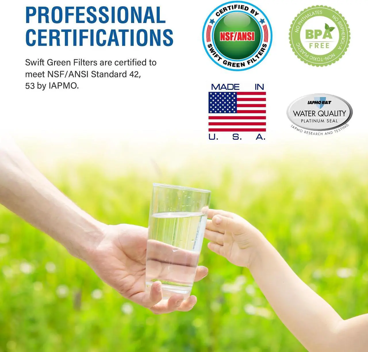 Alt view image 4 of 6 - Swift Green Filters SGF-AF01 Compatible Commercial Water Filter for 3US-AF01,3US-AS01,3US-PS01,WHCF-SUF , Made in USA.