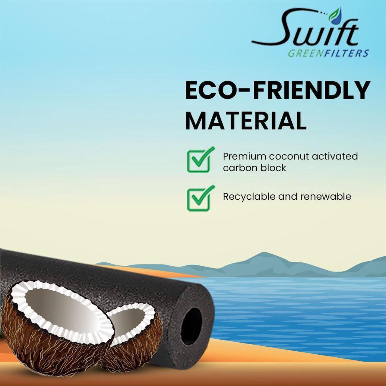 Alt view image 2 of 3 - Swift Green Filters Replacement GE MWF HWF Kenmore 46991 WF287 Refrigerator Filter RPF-MWF 3PK