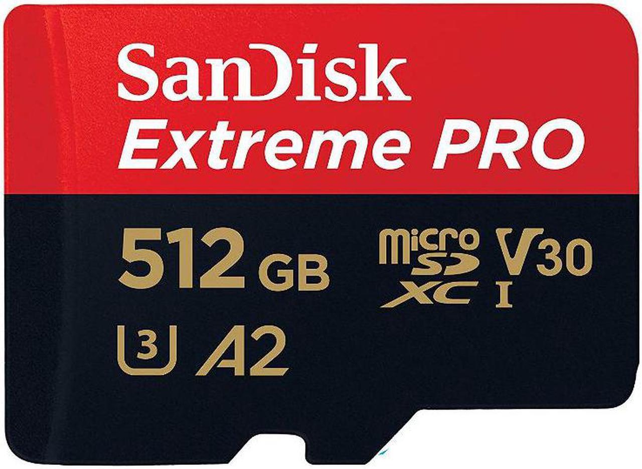 Main image of Sandisk EXTREME PRO UHS-I 512 GB memory card MicroSDXC Class 10 SDSQXCZ-512G-GN6MA