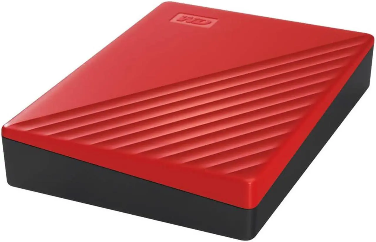 Alt view image 4 of 13 - WD 5TB My Passport Portable Storage USB 3.2 Gen 1 - Red - WDBPKJ0050BRD-WESN