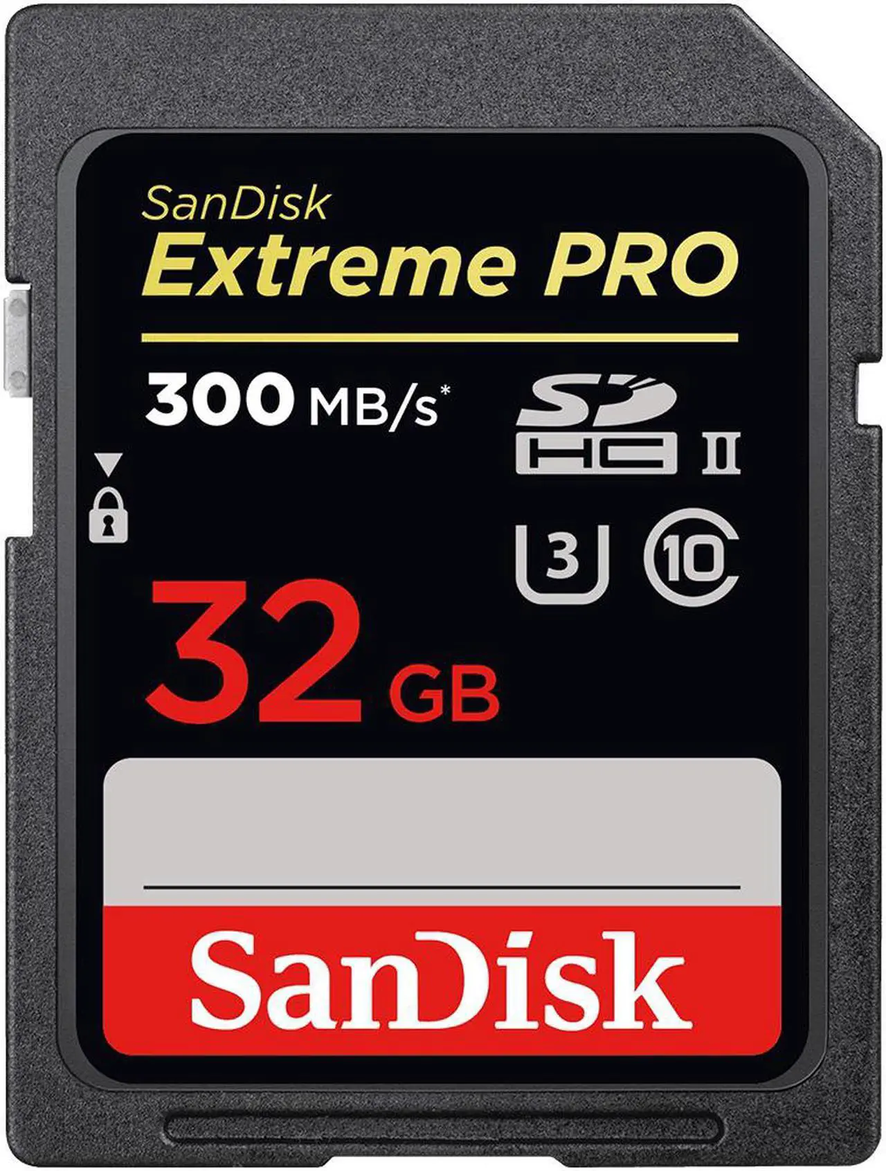 Alt view image 2 of 2 - SanDisk 32GB Extreme Pro SDHC UHS-II/U3 Class 10 Memory Card, Speed Up to 300MB/s (SDXPK-032G-G64)
