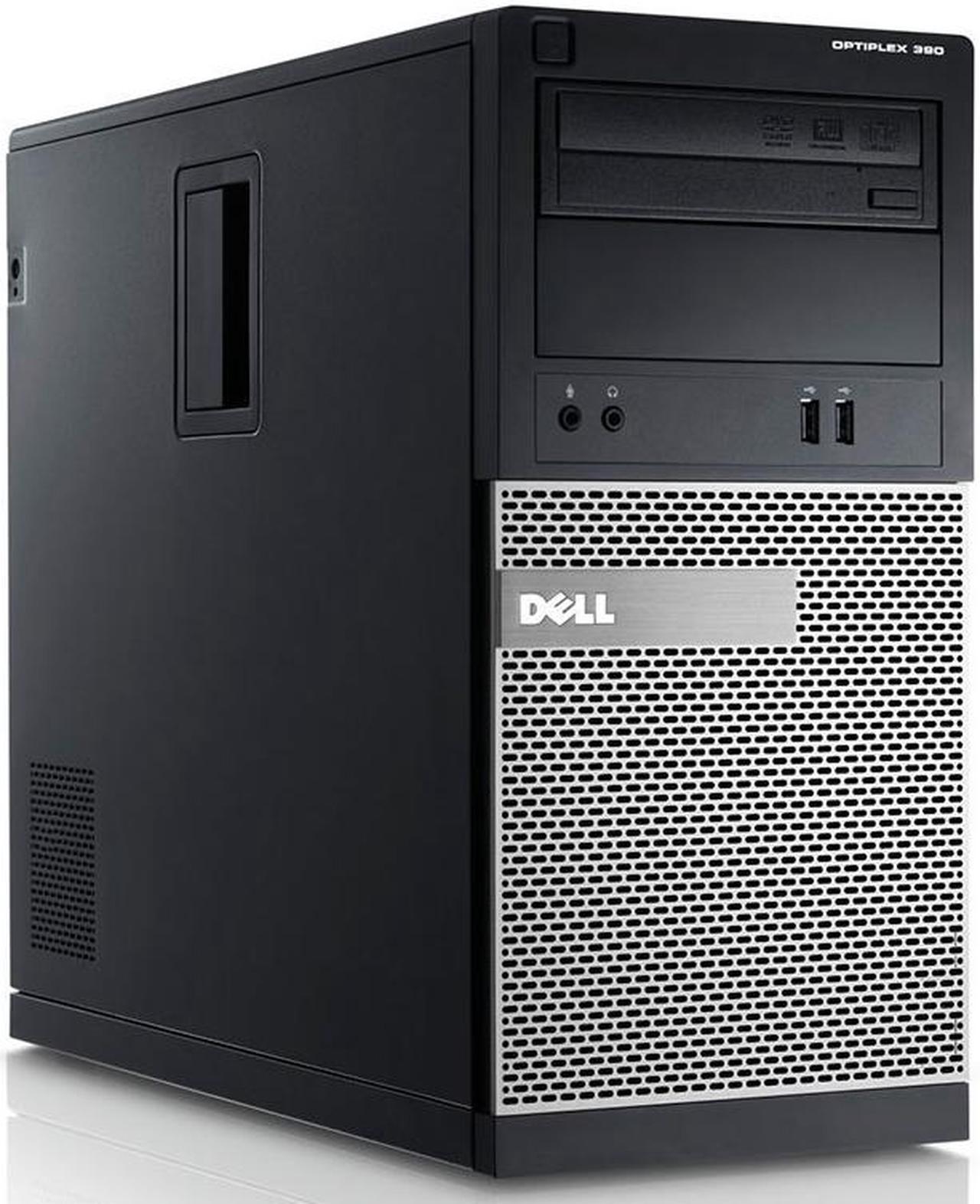 Dell OptiPlex 390 MT: Intel core i3 2120 3.3GHz / 8G DDR3 / 250 GB HDD / DVDRW / Windows 10 Home 64-bit