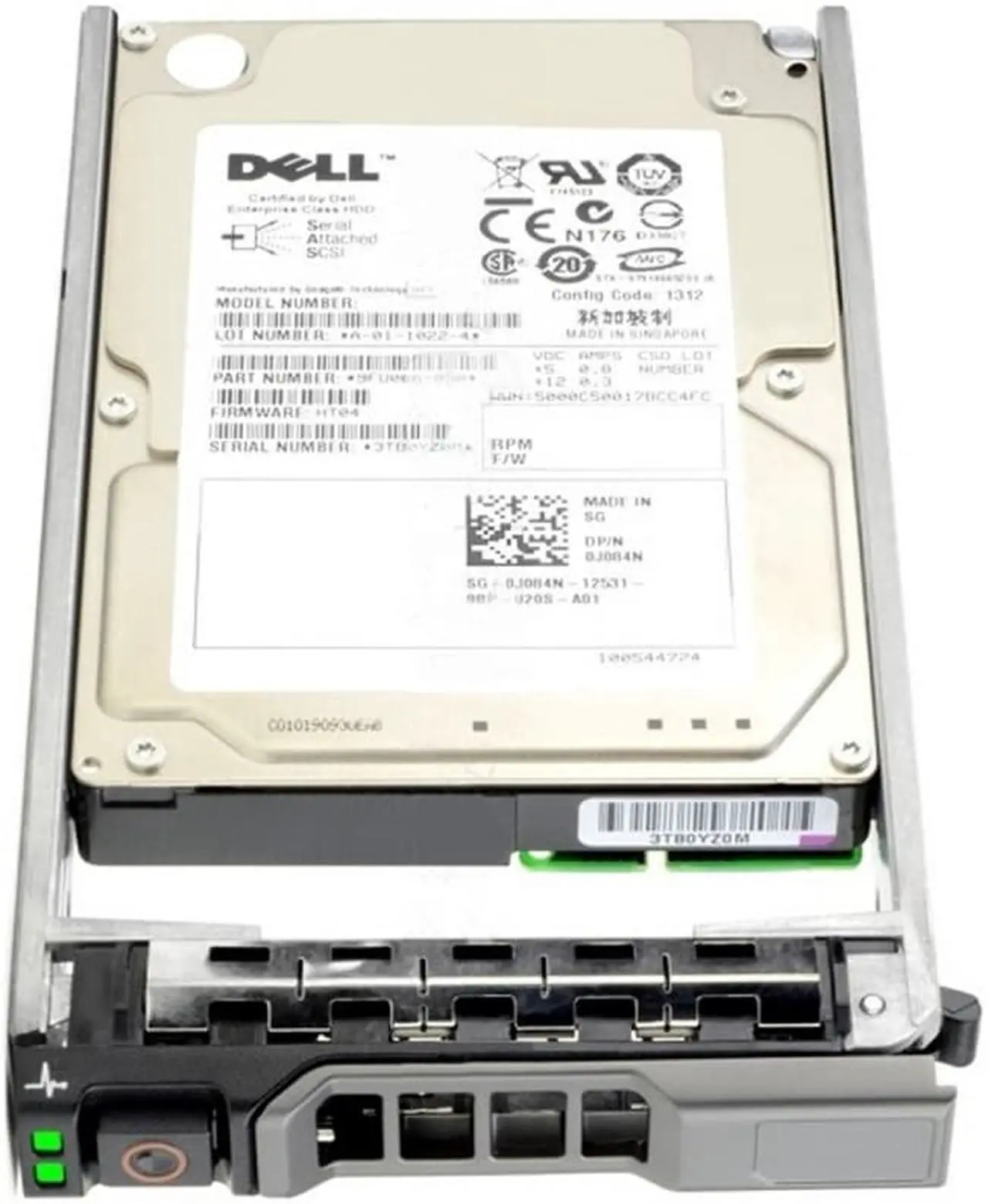 Alt view image 2 of 17 - DELL 835R9 2Tb 7200Rpm Sata6Gbps 64Mb Buffer 3.5Inch Hard Disk Drive With Tray