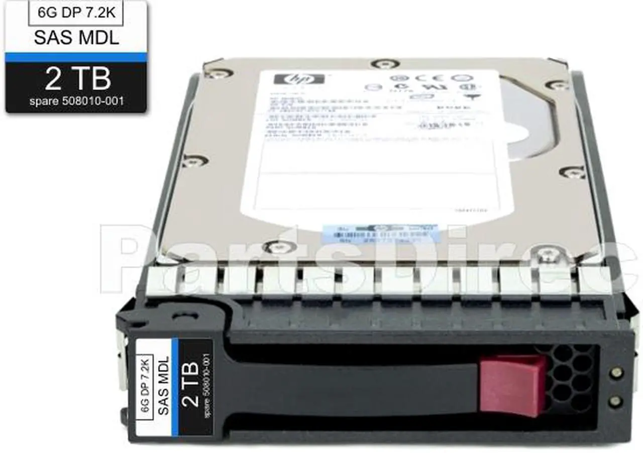 Alt view image 3 of 5 - HPE 507616-B21 2 TB Hard Drive - 3.5" Internal - SAS (6Gb/s SAS)