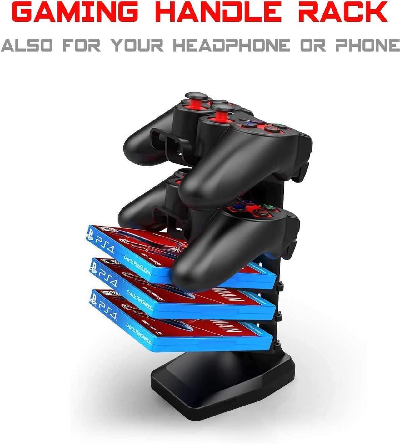 Alt view image 3 of 7 - Vitesse 55 inch Gaming Desk, Ergonomic Office PC Computer Desk with Full Desk Mouse Pad, T-Shaped Gamer Tables Pro with Gaming Handle Rack, Stand Cup Holder&Headphone Hook