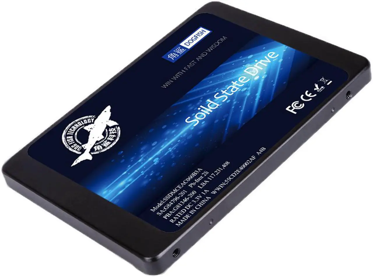 Main image of SSD SATA III 2.5-inch 64GB Dogfish Internal Hard Drive SSD 3D NAND Solid State Drive, SATA III 6Gb/s 2.5 inch 7mm (0.28”) read up to 400MB/s (2.5-SATA III 64GB)