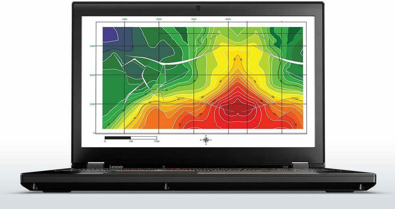 Lenovo ThinkPad P50 Mobile Workstation Business Laptop, 15.6" FHD (1920 x 1080), Intel Core i7-6820HQ, 16GB RAM, 256GB SSD, NVIDIA Quadro M1000M, Windows 10 Pro