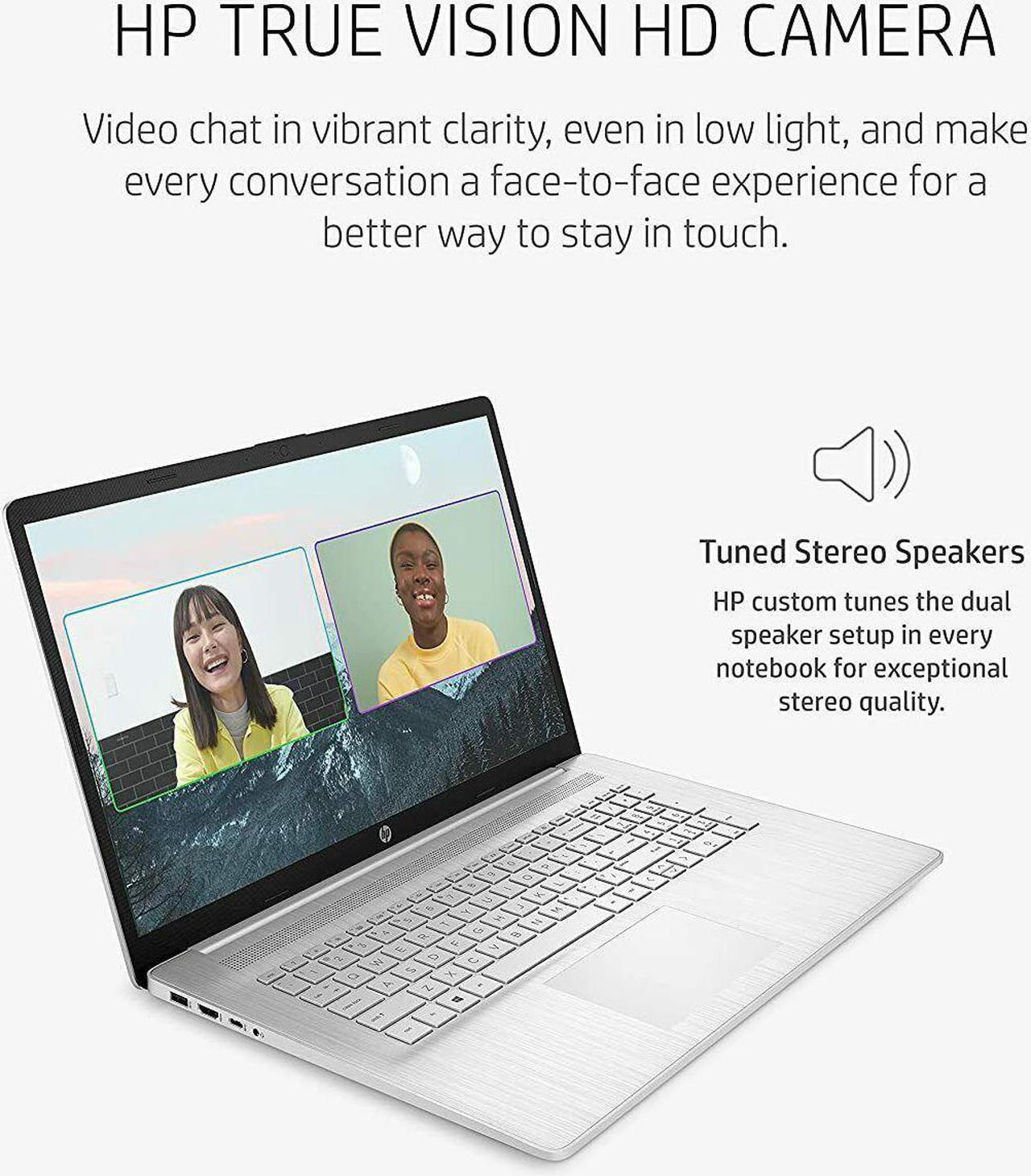 Alt view image 6 of 7 - HP Laptop 17-by4061nr Laptop, 17.3" diagonal, FHD (1920 x 1080), Intel Core i5-1135G7, 8 GB RAM, 512 GB SSD, Windows 11