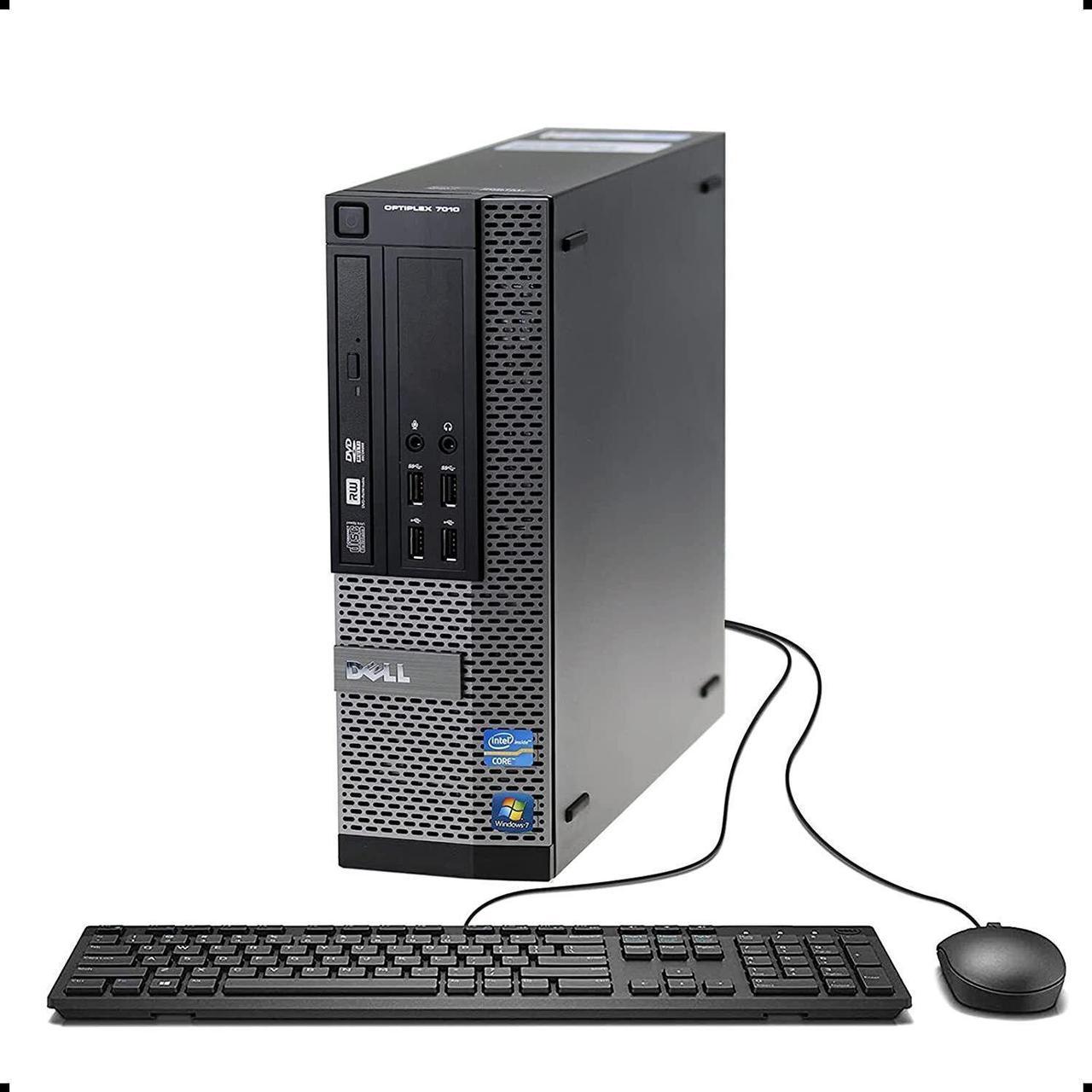 Dell OptiPlex 7010 Small Form Factor (SFF) Desktop, Intel Core i7-3770, 4GB DDR3 Ram, 500GB HDD, Windows 10 Pro