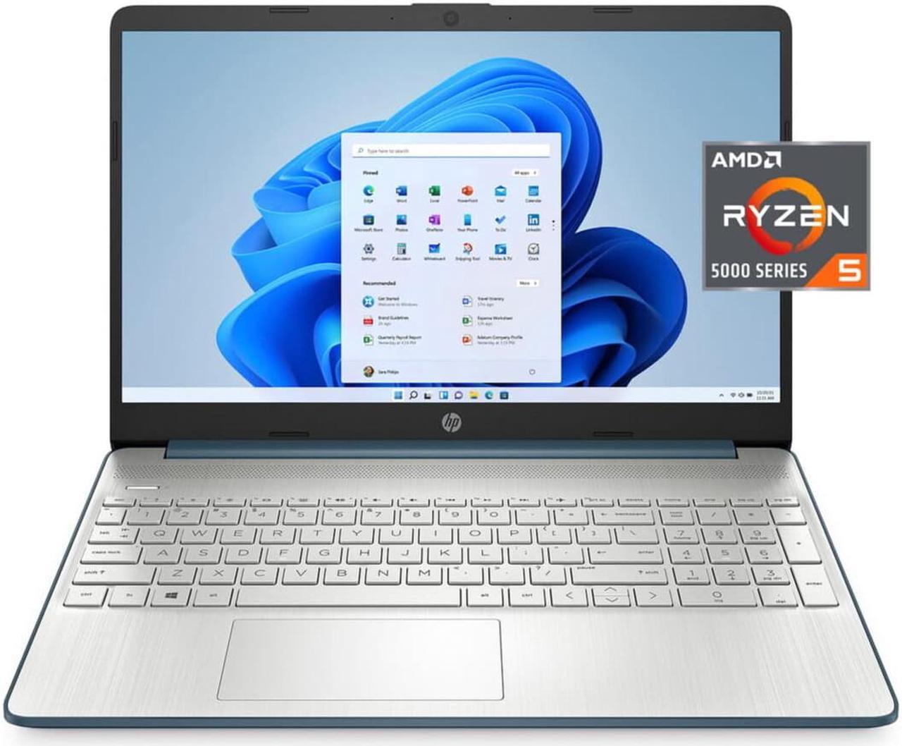 Main image of HP 15-ef2729wm Laptop, 15.6" FHD (1920 x 1080), AMD Ryzen 5 5500U, 8GB RAM, 256GB Gen SSD, Windows 11