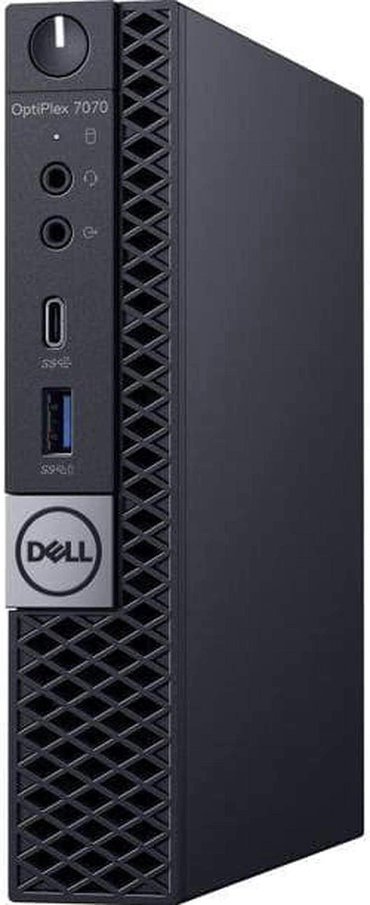 Dell OptiPlex 7070 Micro Form Factor (MFF) Desktop, Intel Core i7-9700, 16GB RAM, 512GB SSD, Windows 11 Pro