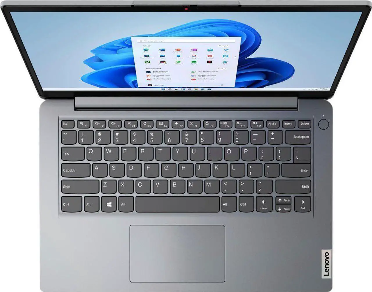 Alt view image 5 of 7 - Lenovo ideapad 1 Laptop, 14" HD (1366 x 768), Non-Touch, Intel Celeron N4020, 4GB Ram, 128 GB eMMC + 128GB SSD, Windows 11 S