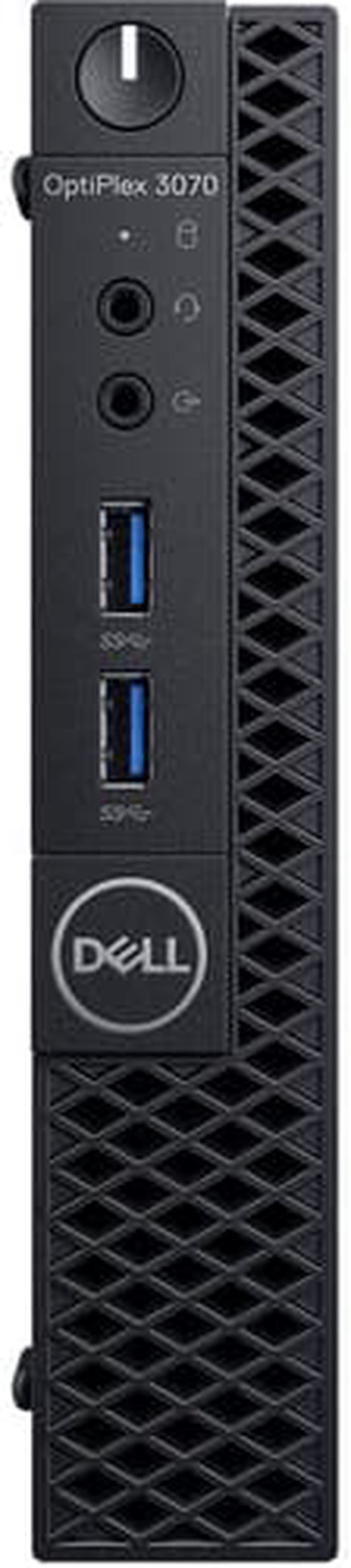 Main image of Dell Optiplex 3070 Micro Micro Tower Desktop, Intel Core 9th Gen i5-9500T, 8GB RAM, 128GB Class 35 SSD, Windows 10 Pro