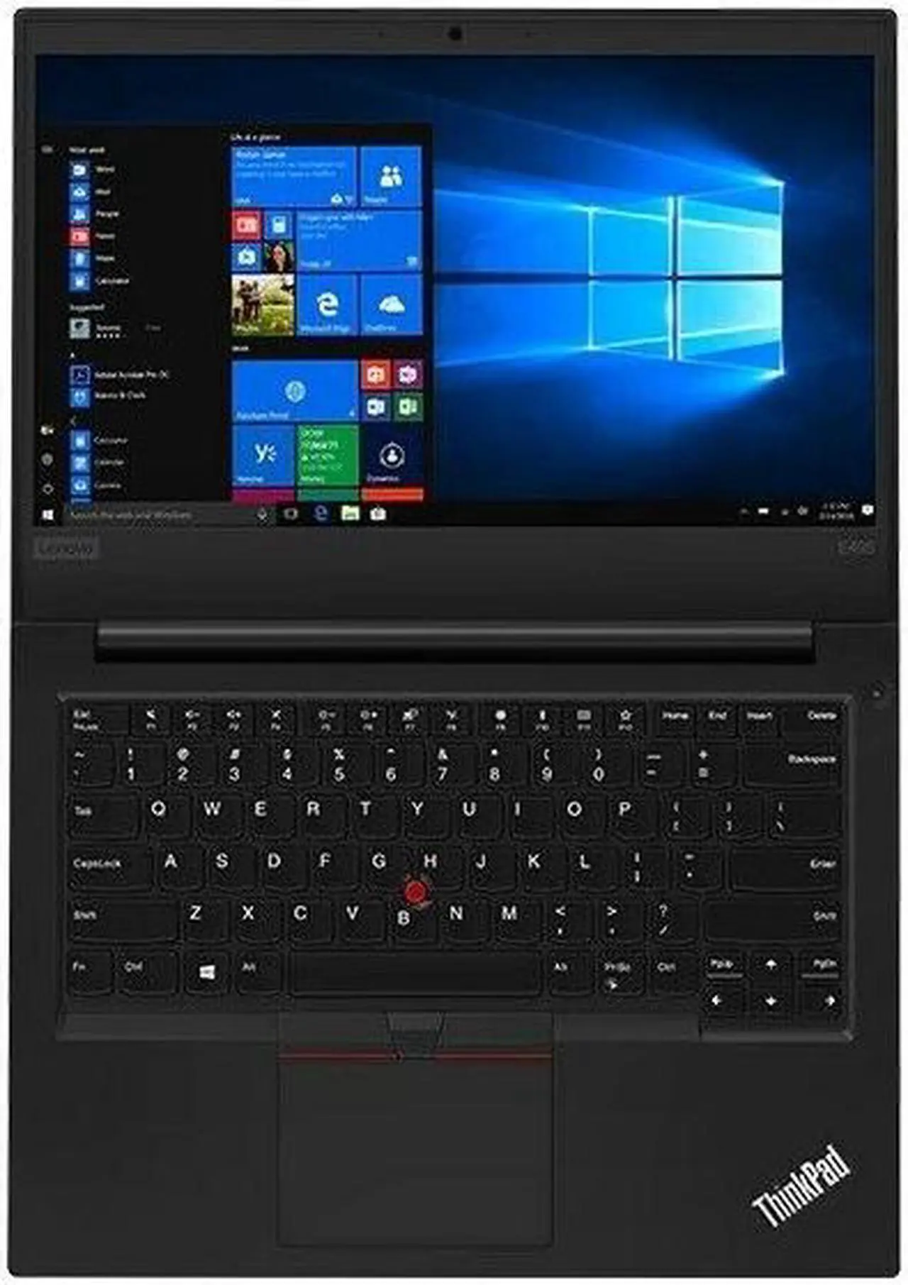 Alt view image 2 of 4 - Lenovo ThinkPad E495 Laptop, 14.0" FHD (1920x1080), AMD Ryzen 7 3700U, 8GB RAM, 256GB SSD 2242, Win 10 Pro