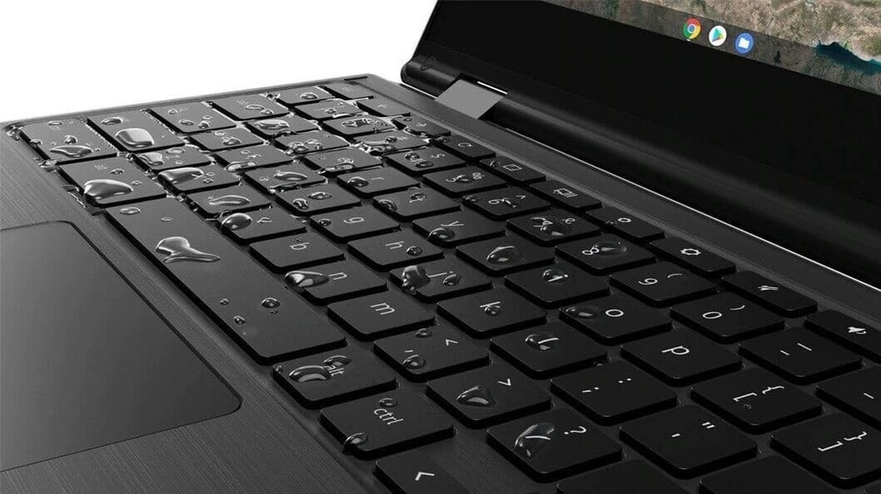 Alt view image 5 of 5 - Lenovo 300e 2nd Gen 2-in-1 Laptop, 11.6" HD (1366x768) Touchscreen, MediaTek MTK 8173C ARM Cortex-A72/A53 Heterogeneous Multi-, 4GB RAM, 32GB eMMC flash memory on board, Chrome OS