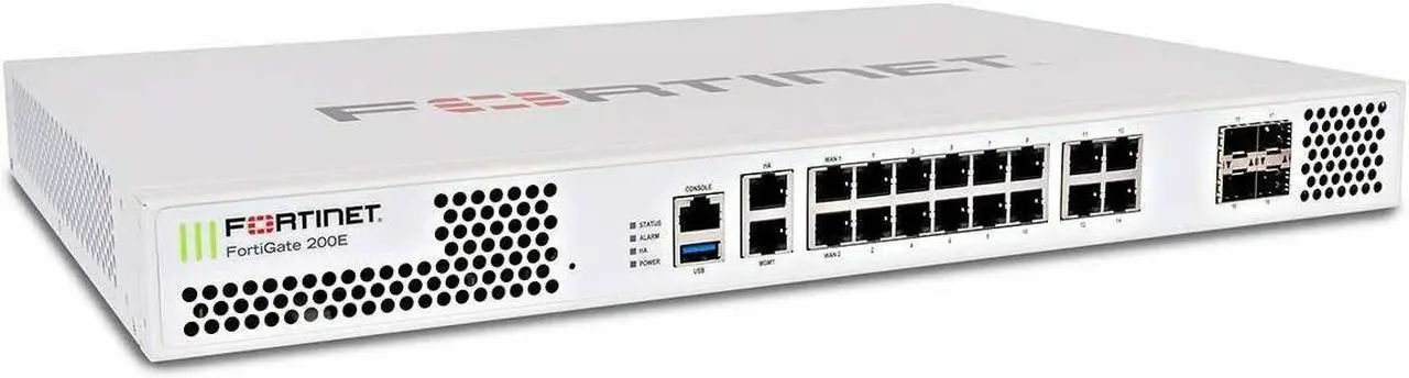 Main image of Fortinet FortiGate FG-200E Network Security Firewall 18xGE port Switch managed EU-Plug 110v-220v
